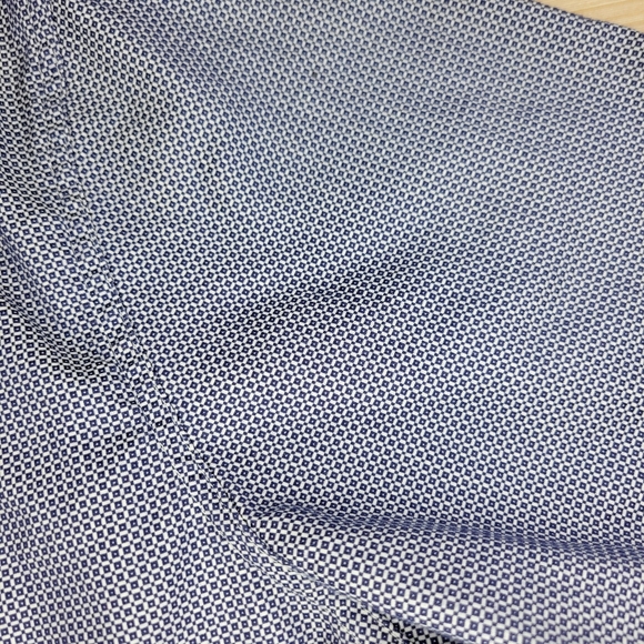 Lot of 2 Murano SLIM Fit Short Sleeve Shirts Men XL Botanical & Geometric Print - Picture 3 of 12